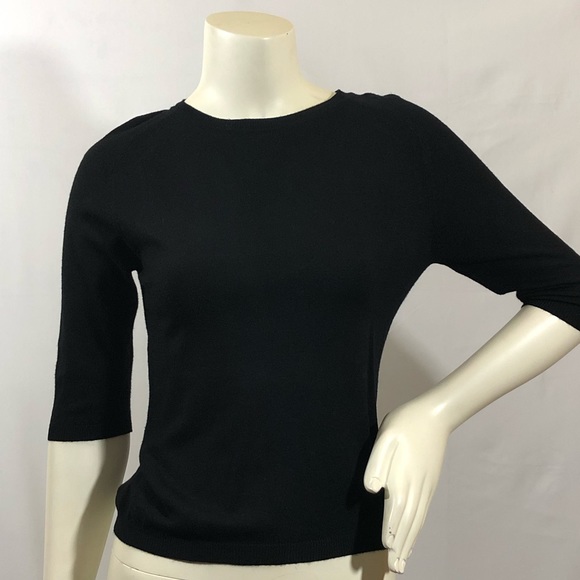 Zara Sweaters - Gold Zipper Back Sweater
